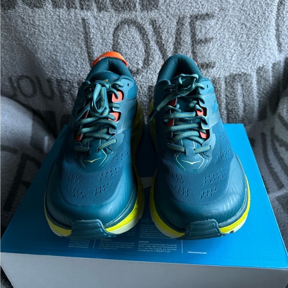 HOKA ONE ONE Stinson ATR 6 Mens 9.5 D Running/Walking Shoes Blue Coral NEW $170 main image 7